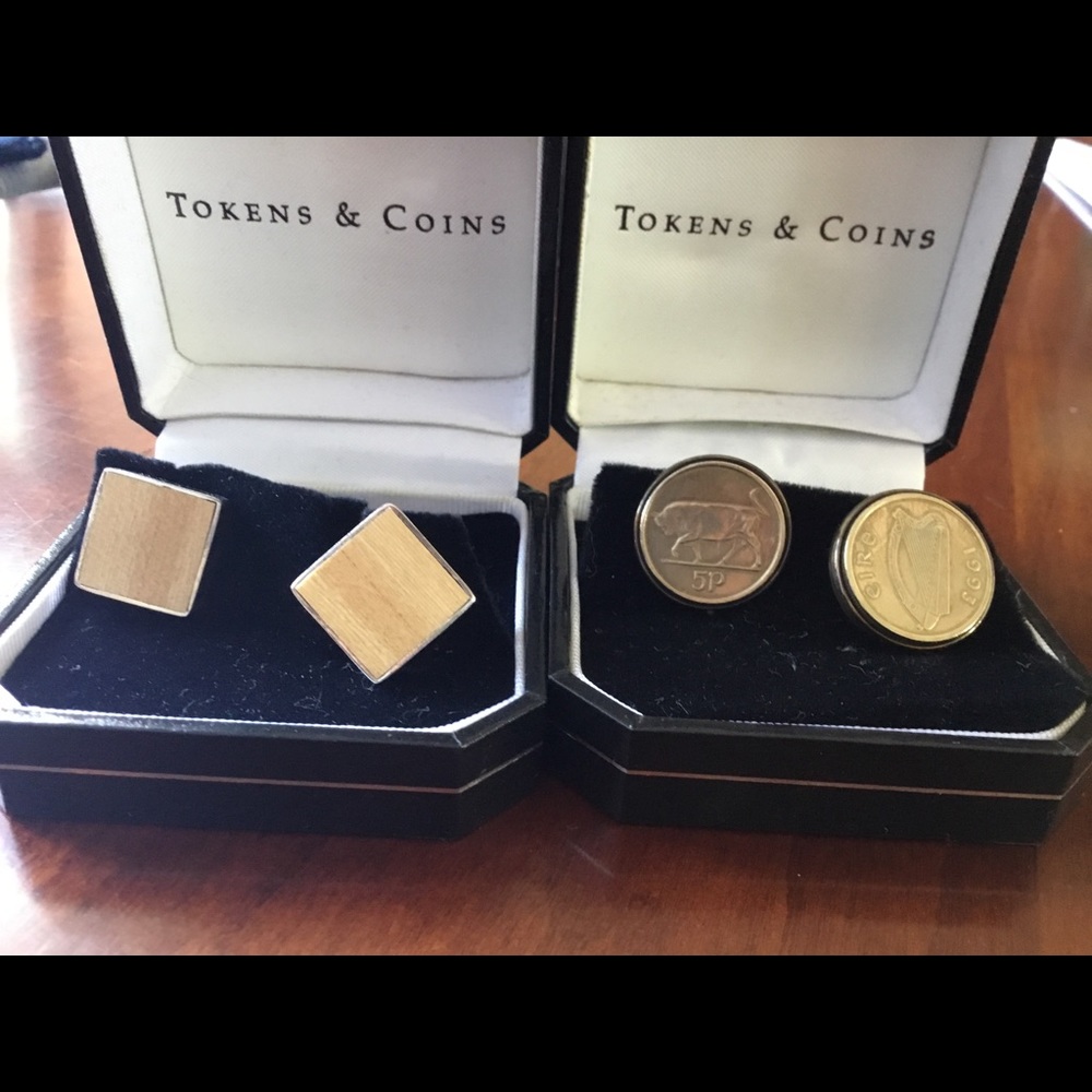 Tokens and coin cuff links